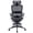 Black, variant on SIHOO B100 Ergonomic Office Chair with Footrest, Mesh Office Chair with Adaptive Dynamic Lumbar, Flip-up Arm, Dual-Back Office Chair for Home Office, 300lb, Light Gray