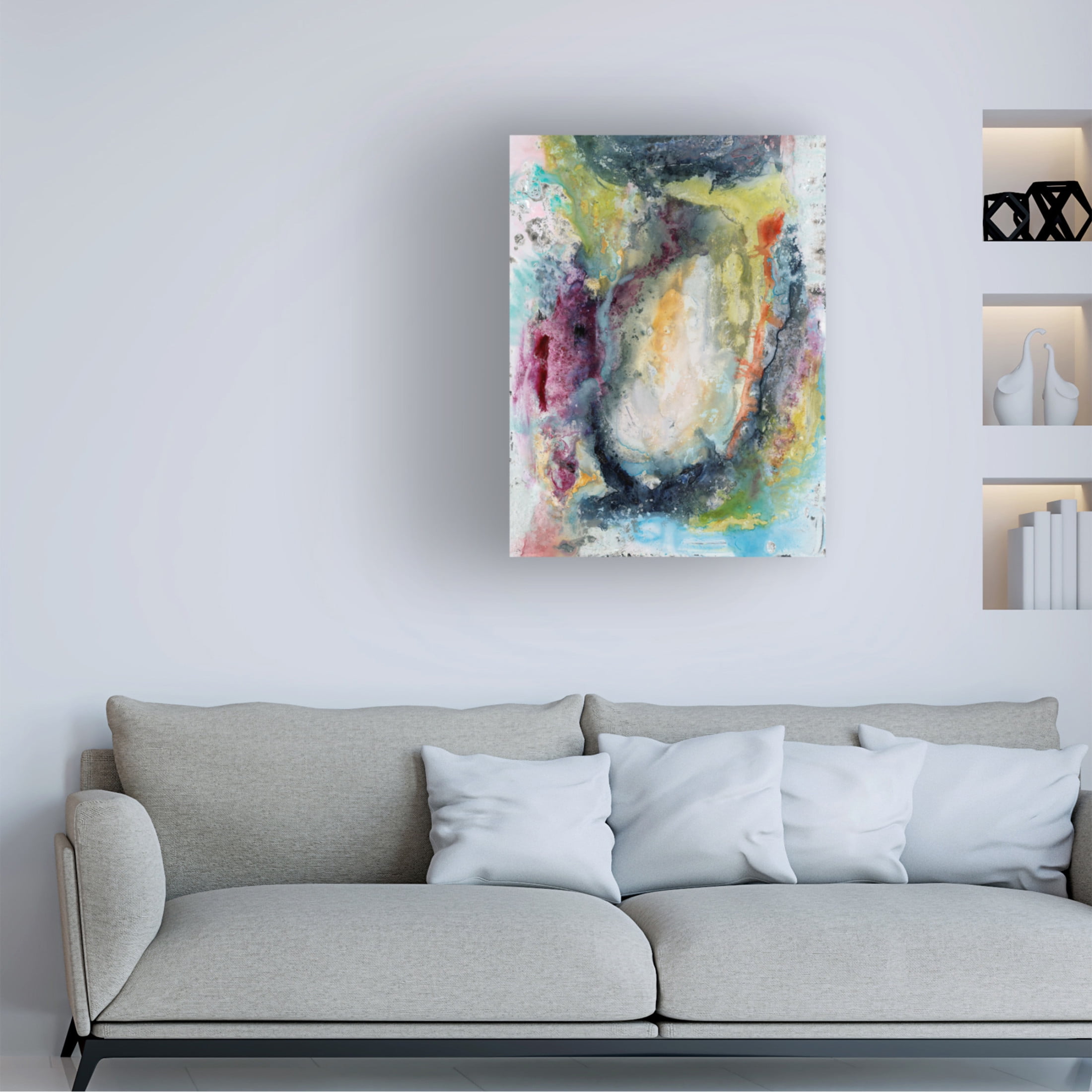 Trademark Fine Art Michael Willett  Prism Mirror II Canvas Wall Art