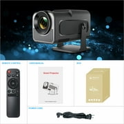 HY320 4K Android 11 Smart Projector,Portable WiFi 6 Bluetooth 5.0 with Auto Keystone Correction,180°Rotatable Home Theater, Outdoor,Gaming