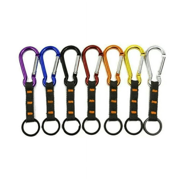 SagaSave Mountaineering Keychain Carabiner Rope Clips Hook Key Chain for Outdoor Climbing Hiking