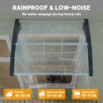 thumbnail image 4 of White Polycarbonate Door Awning Canopy - 30" x 50" Patio Shade for Entryways & Windows - UV Resistant Protection & Easy Install, 4 of 7