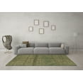 thumbnail image 3 of Ahgly Company Indoor Square Abstract Brown Modern Area Rugs, 6' Square, 3 of 4