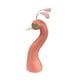 thumbnail image 4 of Adorno de cabeza de pavo real, decoración para coche de boda, adorno artesanal, flor rosa, 4 of 9