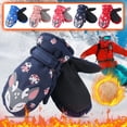 thumbnail image 2 of hengsof Kids Children Ski Gloves Winter Snow Gloves Waterproof Winter Warm Gloves for Snowboarding, Sledding, 2 of 6