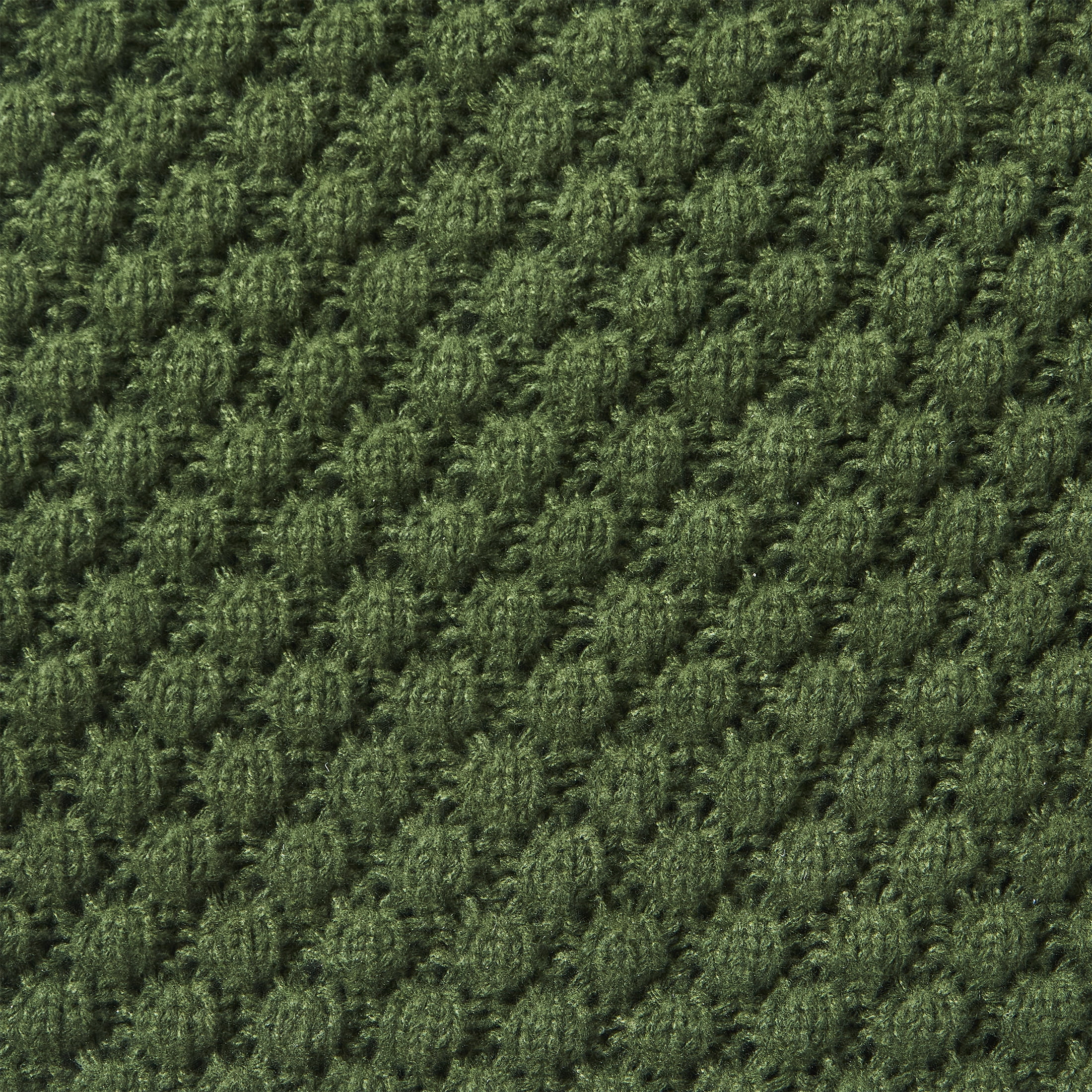 My Texas House Ralph Green Textured Knit Christmas Tree Skirt, 60"