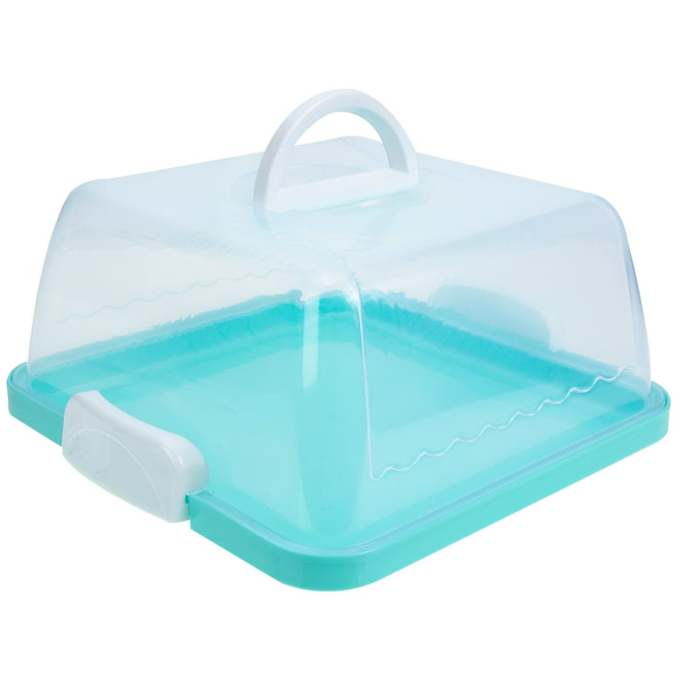 Portable Cake Carrier with Handle Plastic Cake Container Holder with Lid 