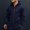 Navy, variant on Men's Hoodies Pullover Big and Tall Button Open Long Sleeve Pullover Hooded Hoodie