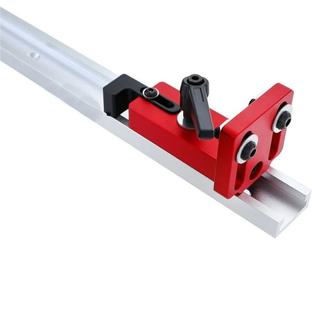 

45mm Woodworking T Slot Stopper Aluminum Alloy Multifunctional Miter Track Gauge Fence Connector Chute Limiter for Carpentry DIY
