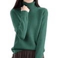 thumbnail image 2 of Chandail Col Roulé pour Femmes Pulls Col Roulé pour Femmes 2025 Surdimensionné Automne Manches Longues Doux Chandail Décontracté, Chandail Col Roulé pour Femmes XXXXXL, 2 of 4