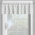 thumbnail image 4 of Ambesonne Black White Valance & Curtain, Geometric Square Shape, 55"x24", White Black, 4 of 6