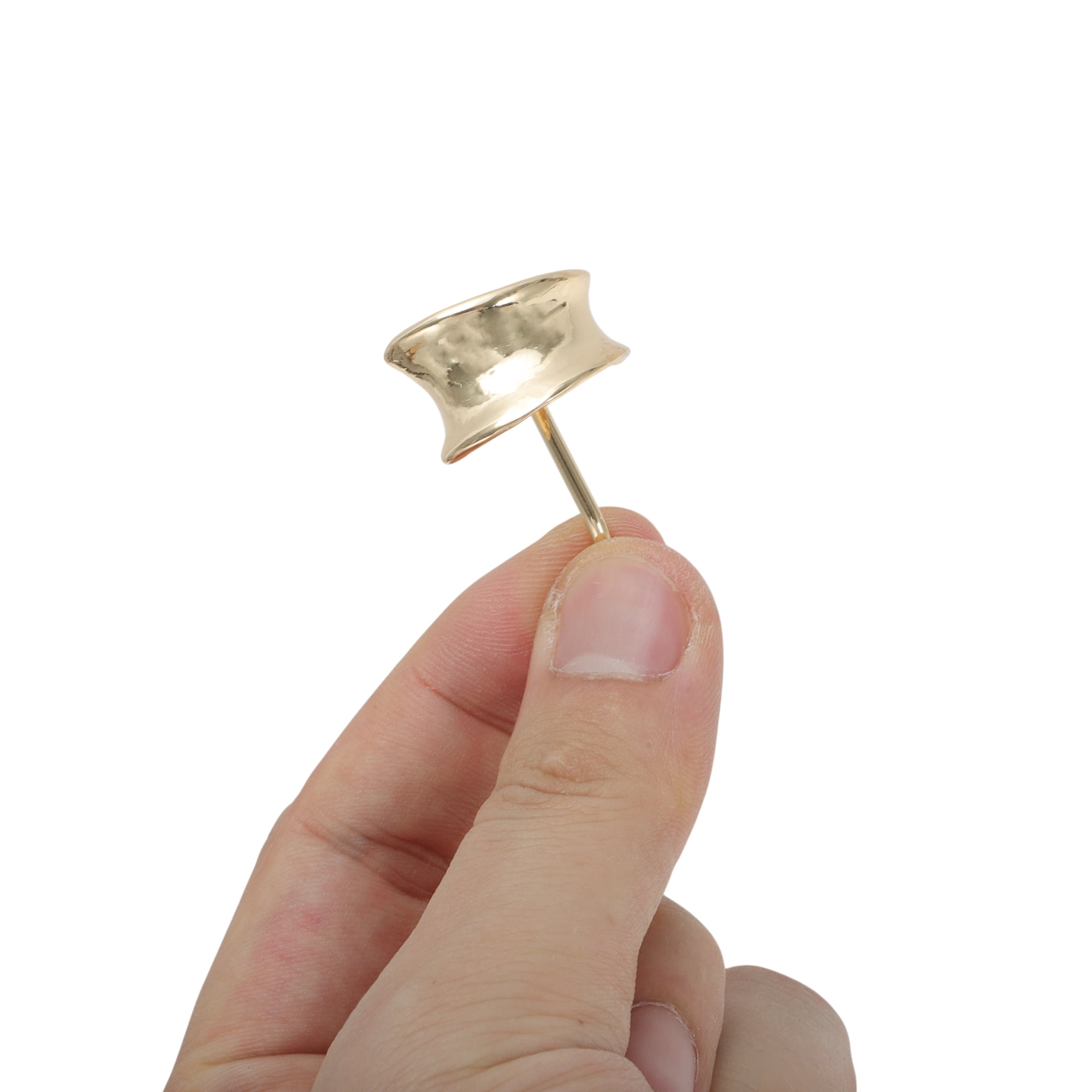 Unique Bargains Irregular Design Ponytail Buckle Hair Clip for Women Gold Tone