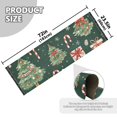 thumbnail image 5 of Yayeee Runner Rug for Bedroom 2'x6' Machine Washable Hallway Non Slip Mat, Green Christmas Trees, 5 of 8