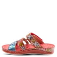 thumbnail image 2 of Spring Step L’Artiste Women’s Caiman Hand Painted Leather Slide Sandal, 2 of 7