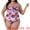 Dark Purple, variant on Women's Plus Size One-Piece Swimsuit Swimdress Beach Wear 3X Pink