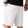 thumbnail image 6 of FUZHIQ Mens Shorts Casual Comfort Stretch Baggy Shorts Loose Walking Summer Shorts Solid Splice Pocket,XXXL, 6 of 7