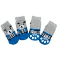 thumbnail image 4 of 4/8 Pieces Dog Socks Small Cat Protector Socks Pet Doggie Socks Grip Knit Socks,Pet Protector Traction for Small Medium Pet, 4 of 6