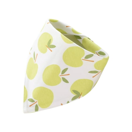 

Baby Accessories Clearance Baby Saliva Towel Bib Circular Baby Saliva Towel Combed Cotton Cartoon Printing Towel Double-layer Saliva Towel