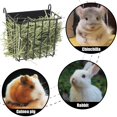 thumbnail image 3 of Estante para heno con forma de conejo CAIQINLI, marco de metal resistente, 2 unidades, 3 of 6