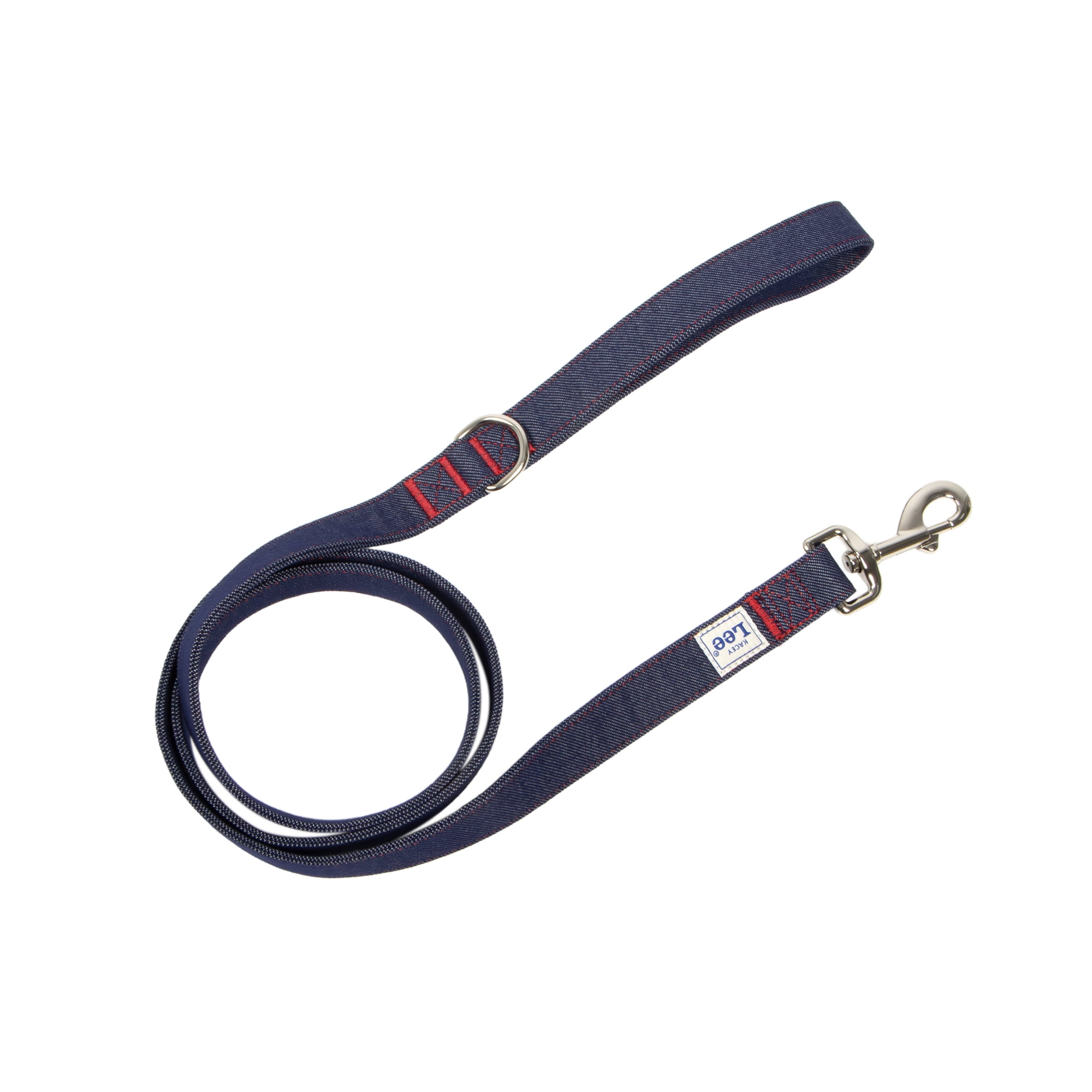 Kacey Lee® Denim Standard Dog Leash, Blue, 6 ft