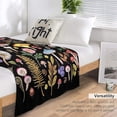 thumbnail image 5 of Yibo Red Cardinal Bird Blanket Gifts for Girls Cardinal Birds Blanket Soft Warm Fleece Flannel Plush Blankets for Bed Sofa Couch, 5 of 8
