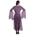thumbnail image 4 of Moomaya Cardigan Long en Viscose Imprimé Manches Fendues pour Femmes, 4 of 4