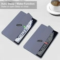 thumbnail image 2 of SaniMore Case for Samsung Galaxy Tab A9 Plus 12.4" 2023 SM-X810/X816/X818, Auto Sleep/Wake Shock Resistant [Built-in Pencil Holder] Stand [Dual Angle] Transparent Slim Anti-fall Shell,Lavender, 2 of 8