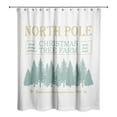 thumbnail image 2 of Creative Products North Pole Christmas Tree 71x74 Shower Curtain, 2 of 2