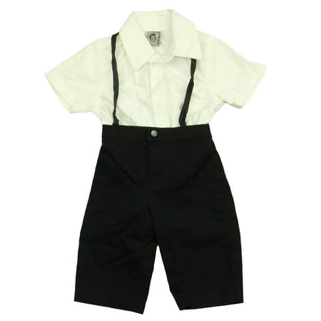 

Pre-owned Kuckle Heads Boys White | Black Apparel Sets size: 3-6 Months