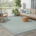 thumbnail image 6 of Nourison Positano 10' x 14' Aqua Ivory Modern Indoor/Outdoor Area Rug, 6 of 11