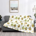thumbnail image 2 of Disketp Lovely Avocado Flannel Blankets - Thick and Warm Blanket for Winter, Soft Fuzzy Plush King Blanket for All Seasons40"x30", 2 of 6