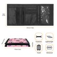 thumbnail image 6 of CHAQLIN Trifold Money Organizer Skull and Rose Pattern Slim Kids Trifold Wallet for Outdoor, Elastic Polyester Portable Children's Wallet, 6 of 7