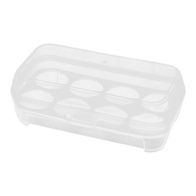 Caja organizadora para guardar huevos, a prueba de golpes, para el hogar, bandeja para guardar huevos. 8 Rejillas 10.5x19.5x7cm