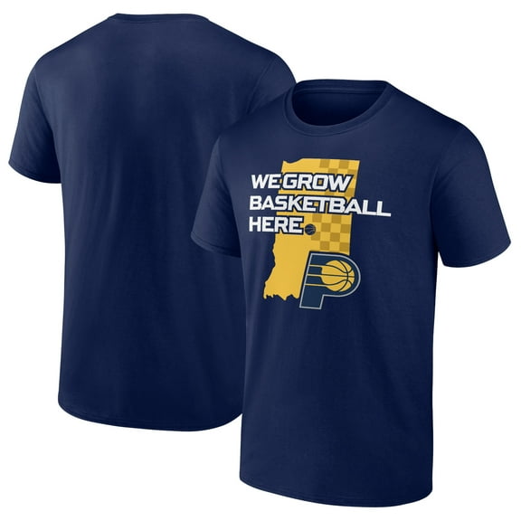 Men's Navy Indiana Pacers Full Court Press T-Shirt