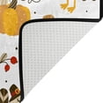 thumbnail image 5 of Dreamtimes Cute Turkey Autumn Area Rug, 36"x24" Thanksgiving Pumpkin Non-Slip Washable Indoor Door Mat, Absorbent Floor Mat for Bedroom Kitchen Entryway Bathroom, 5 of 7