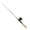 Wood color, variant on Jesscasday 1 Set Fishing Rod With Fishing Reel Ultra Short Portable Mini Winter Outdoor Ice