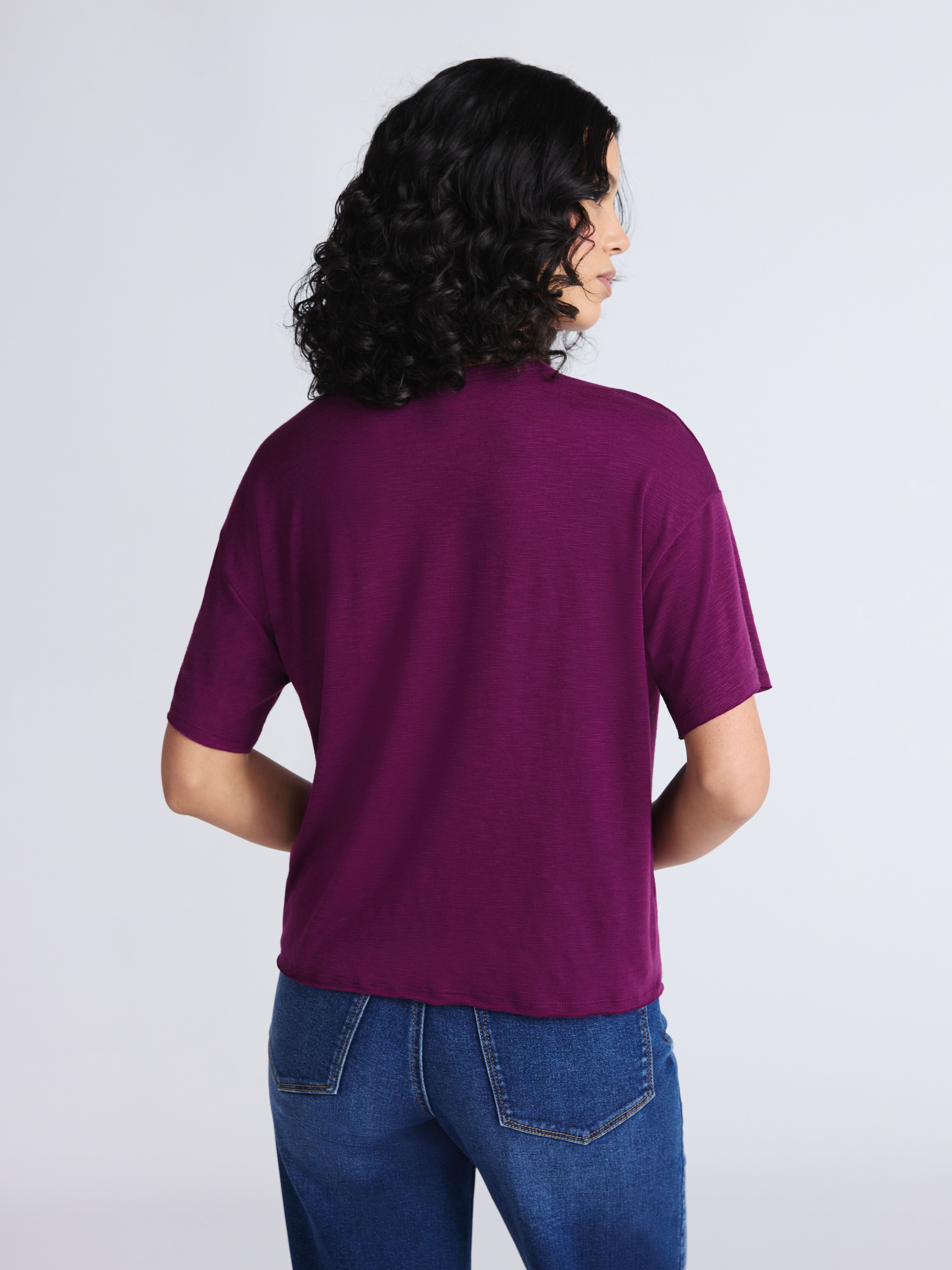Sofia by Sofia Vergara Women's and Women's Plus Size Sofia Tee with Short Sleeves, Sizes XS-4X