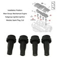 thumbnail image 3 of Spark Plug Boot, Heat Resistant Ignition Wire Sheath Kit 596321 Perfect Fit 4PCS Tough  for Picasso, 3 of 7