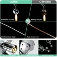 thumbnail image 6 of 19.5" Crystal Flush Mount Ceiling Light - Modern Sputnik Chandelier with 6 G9 Bulbs (19.5"W x 11.8"H), 6 of 8