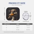 thumbnail image 2 of Kdxio Modern Funny Duck Print 2-Piece Sun Shade Front Windshield - Foldable Car Front Window Sunshades for Most Sedans SUV Truck, 2 of 6