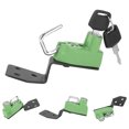 thumbnail image 2 of Helmet Lock Security Helmet Lock Helmet Lock For Kawasaki Aluminium Alloy Anti Theft Helmet Lock Fits For Kawasaki Z800 ZR800Green ANGGREK JB1616, 2 of 8