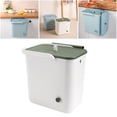 thumbnail image 4 of de para colgar, armario, dormitorio, contenedor de reciclaje blanco Gloria Bote de basura colgante, 4 of 9