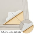 thumbnail image 4 of 1Set Jewelry Flocking Cloth Self-adhesive Fabric Antique White 40x28.9~29cm 12sheets/set, 4 of 6