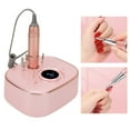 thumbnail image 3 of Mácina de Perforación de Unas, Manija de Metal Velocidad Portátil Ajustable Duración Duradera de Bajo Ruido Rosa Dorada liderado de la Mácina de Clavos recargable para salón, 3 of 7