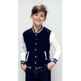 thumbnail image 4 of Jacket Boys 5-6 Insulated Boys Clothes Tight Fit Thanksgiving Toddler Boy Jacket 5t with Zipper Pockets Navy,140, 4 of 8