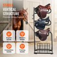 thumbnail image 4 of Freestanding Saddle Stand 3 Tiers English and Western Saddle Rack, 4 of 5