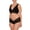 Fanfare/Black Hue, variant on Women's Signature Lace Deep V Bralette, 2-Pack