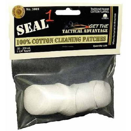 SEAL 1 1009 100 Percent Cotton Gun Cleaning Patches,