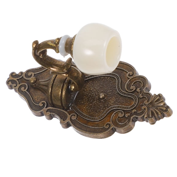 Masteelf Miniature Dollhouse Wall Lamp Lighting Accessories Tiny LED Lamp for Dollhouse Model Decoration and Mini House Layout Prop