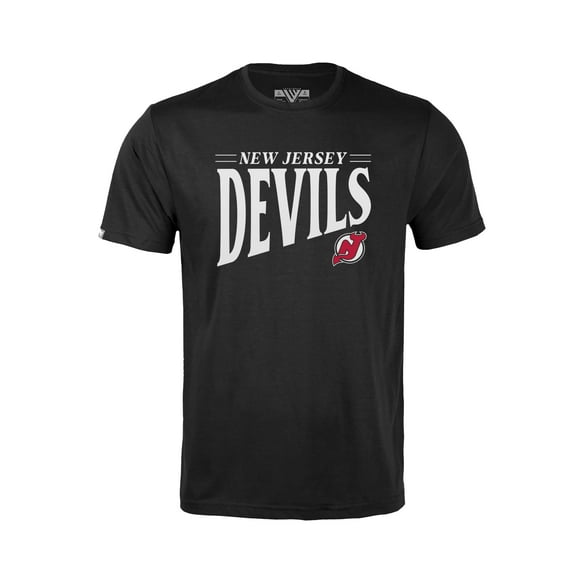Youth Levelwear  Black New Jersey Devils  Little Richmond Tally T-Shirt