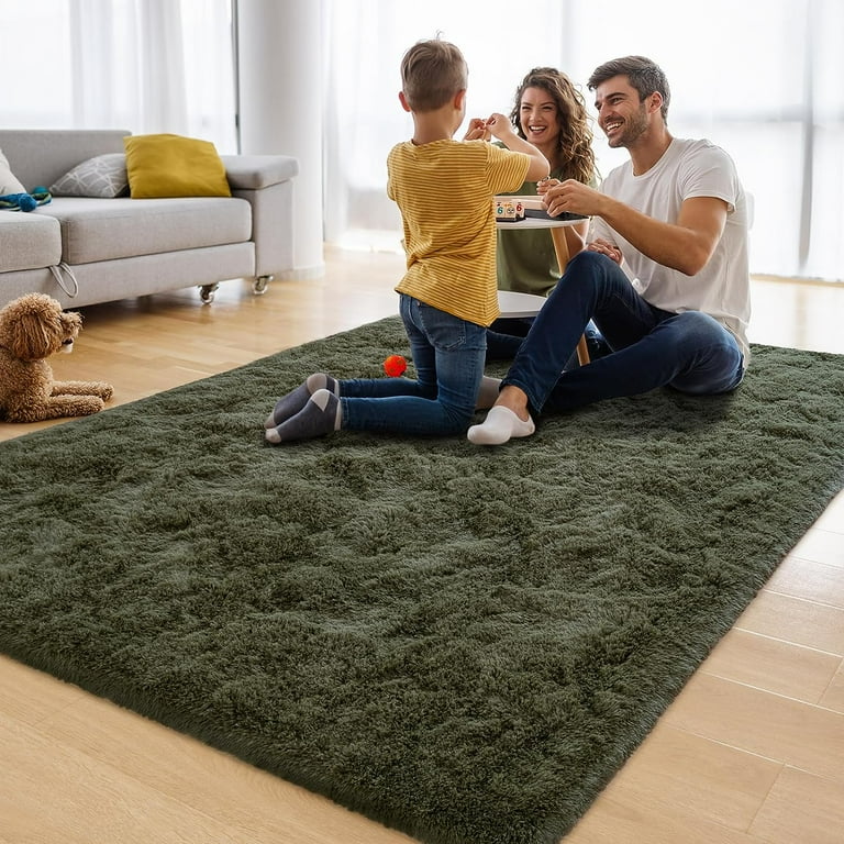 Lochas Shaggy & Super Fuzzy Soft Area Rug, 6'x9', Plush for